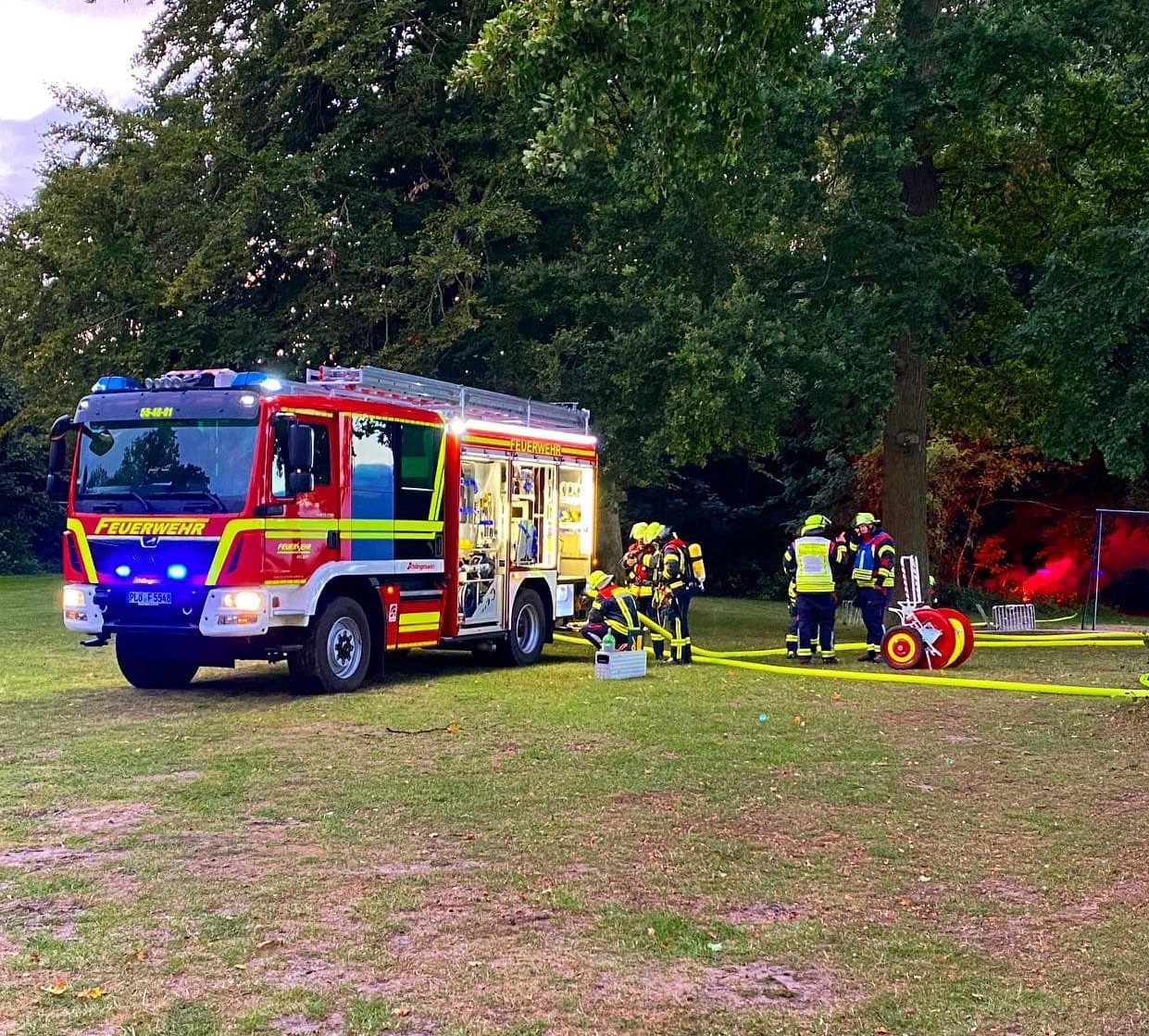 Feuerwehreinsatz der Feuerwehr Selent