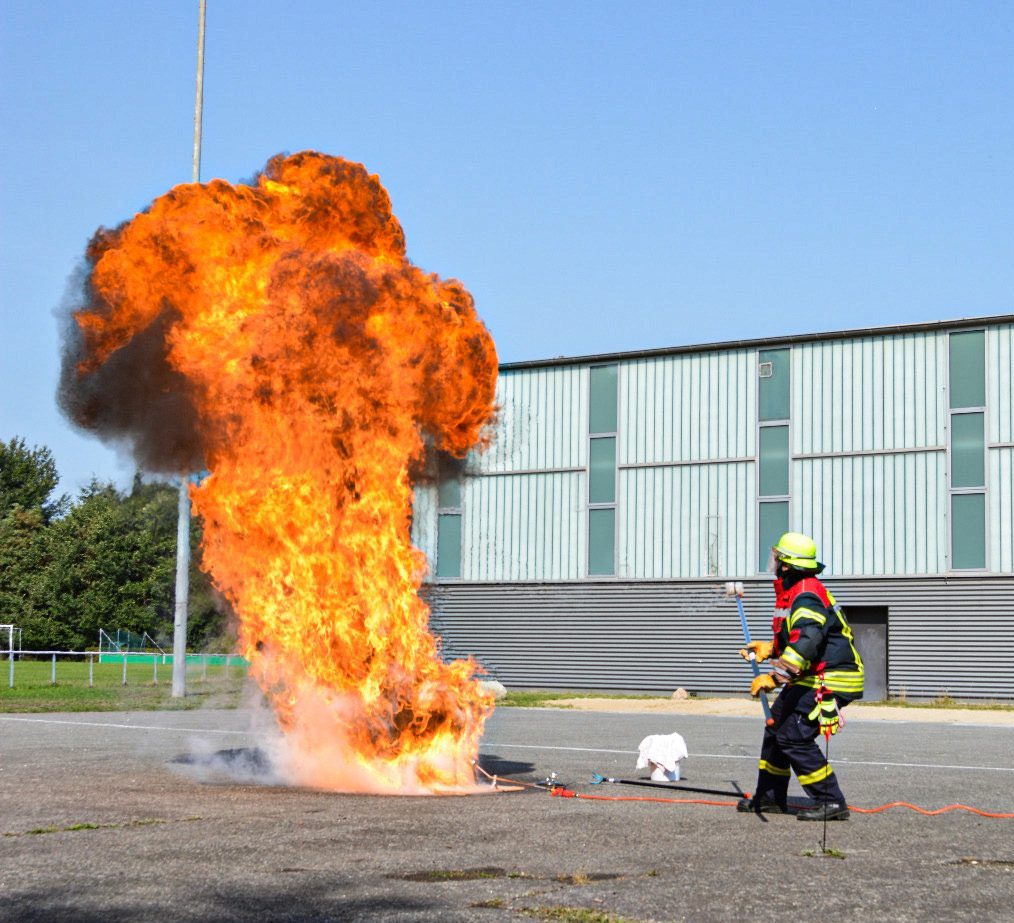 Feuerwehrübung in Selent